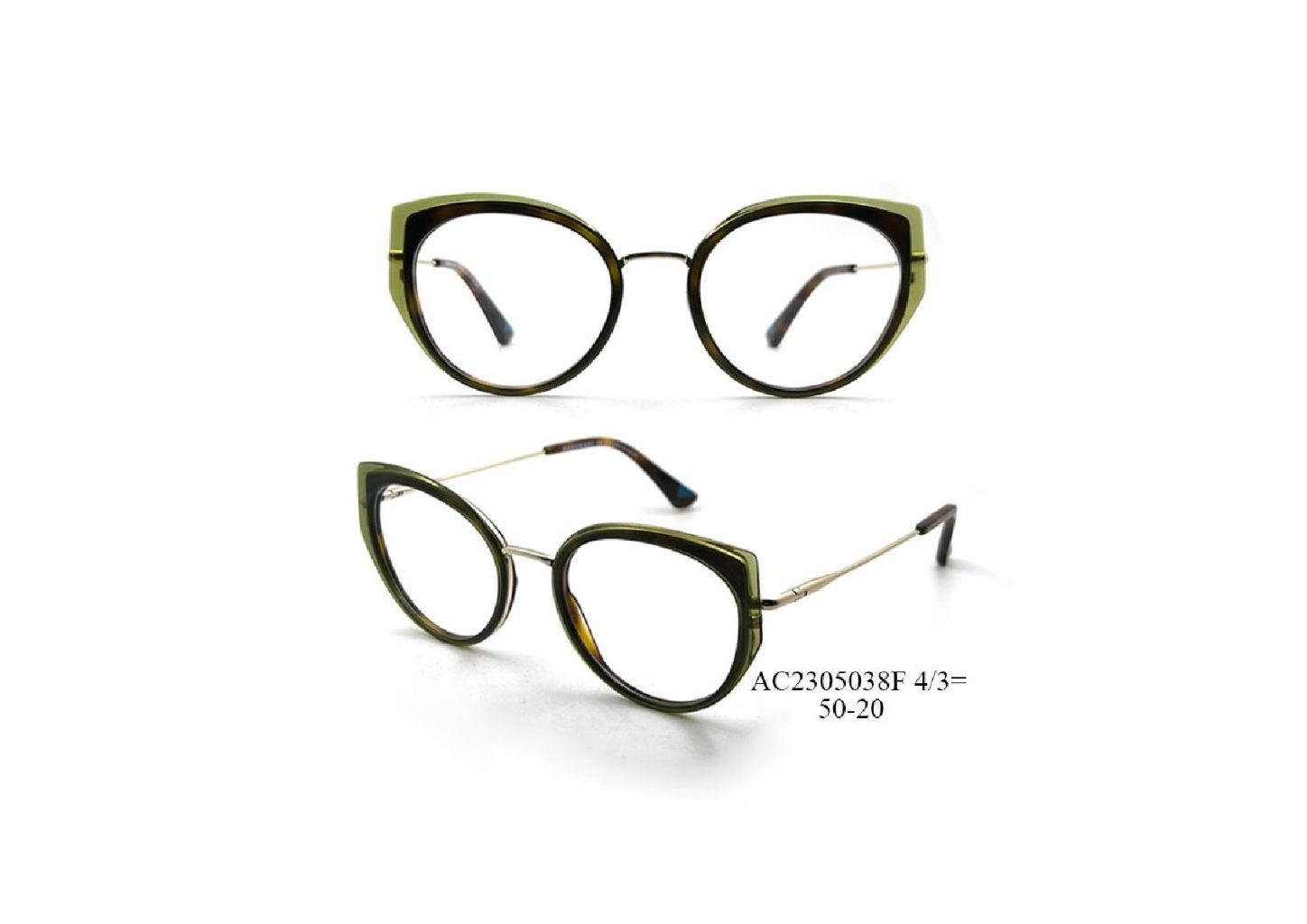 Vintage Cat-Eye Pattern Optical Frame 7