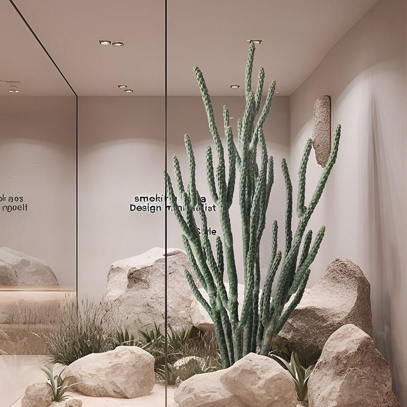 Columnar Cactus Potted Plant 3