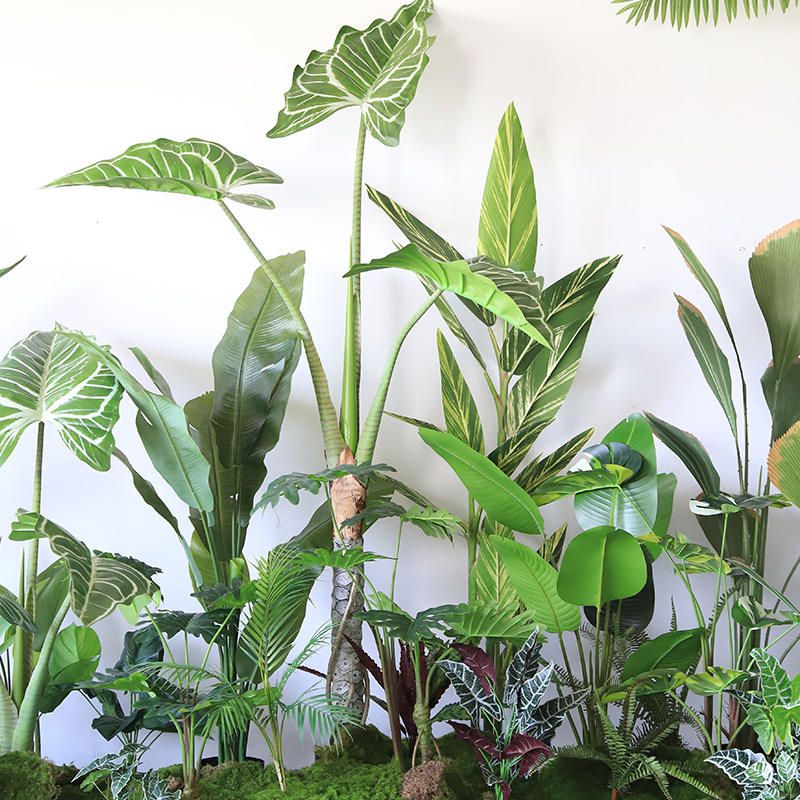 Indoor Decorative Fake Plant Set 4