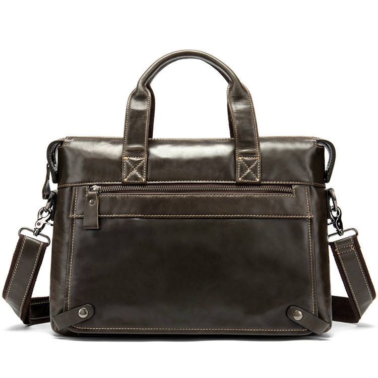 Black Business Leather Briefcase 2