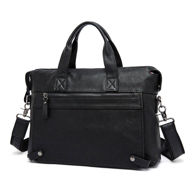 Black Business Leather Briefcase 3