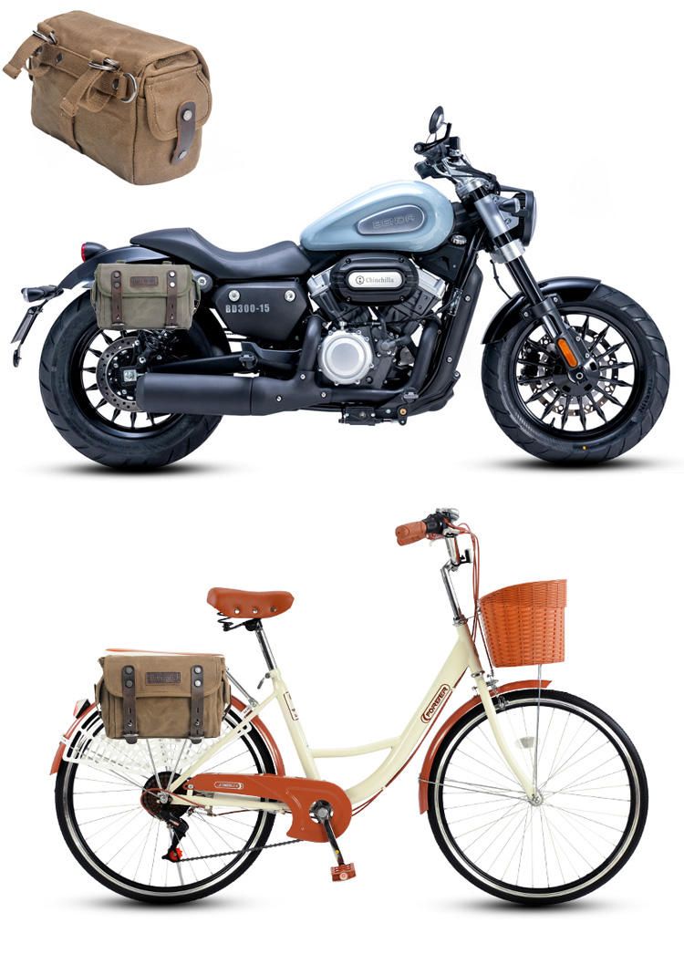 Vintage Canvas Crossbody Bag 3