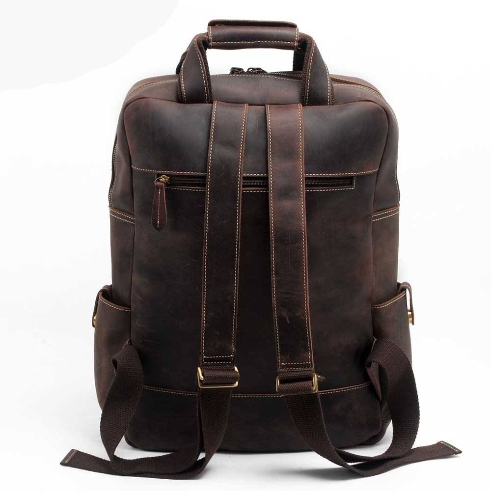 Vintage Multifunctional Leather Backpack 2