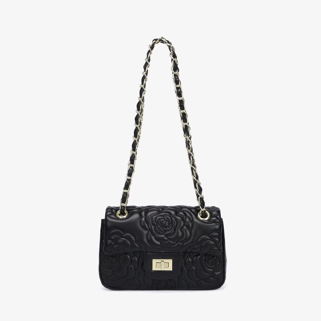 Patterned Chain Shoulder Bag 4