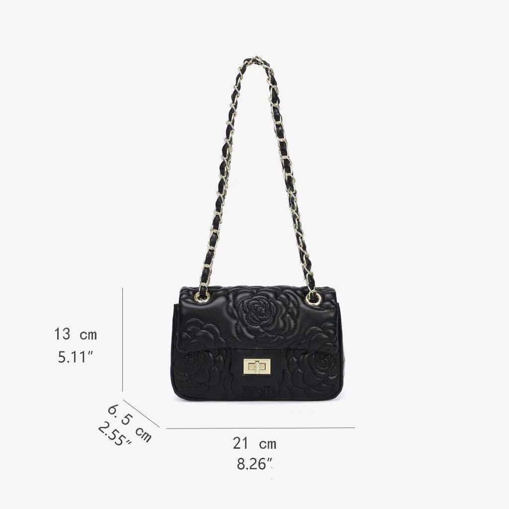 Patterned Chain Shoulder Bag 6