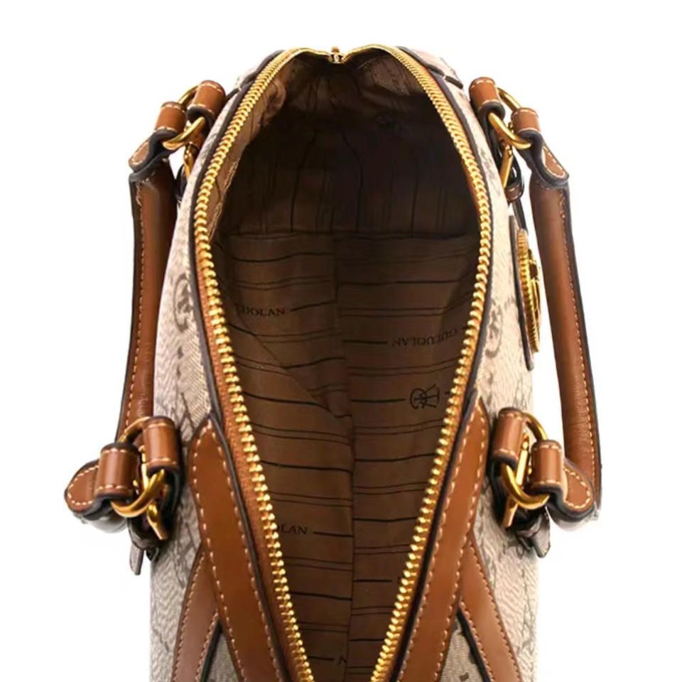 Classic Canvas Splicing Tote Bag 4