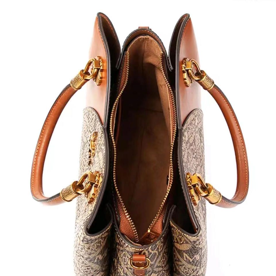 Classic MS1986 Brown Handbag 5