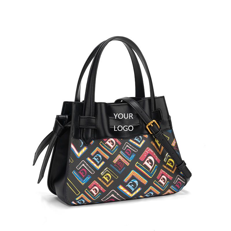 Colorful Letter Pattern Handbag