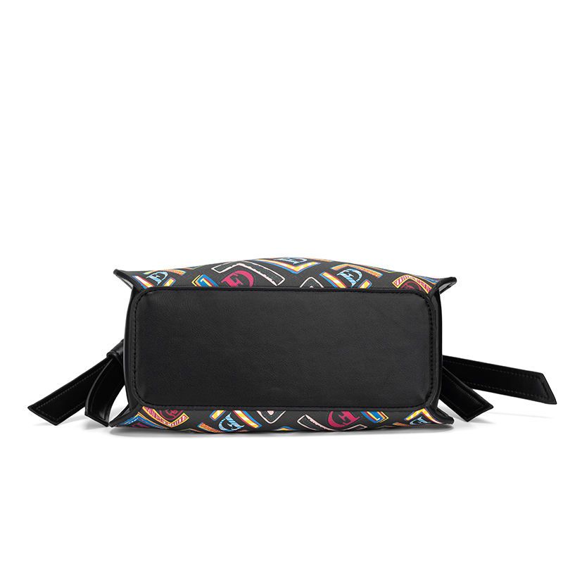 Colorful Letter Pattern Handbag 2