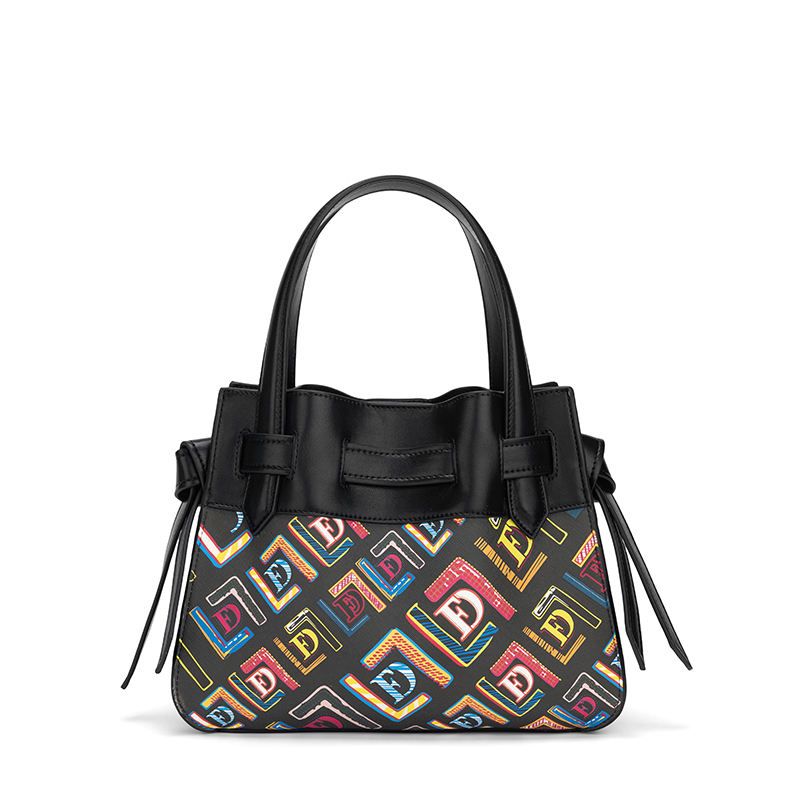 Colorful Letter Pattern Handbag 5