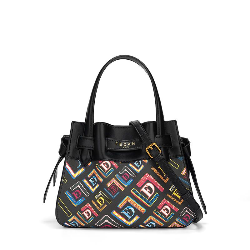 Colorful Letter Pattern Handbag 6