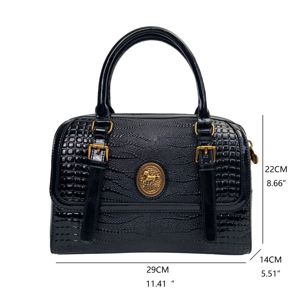 Crocodile Pattern Fashion Handbag 5