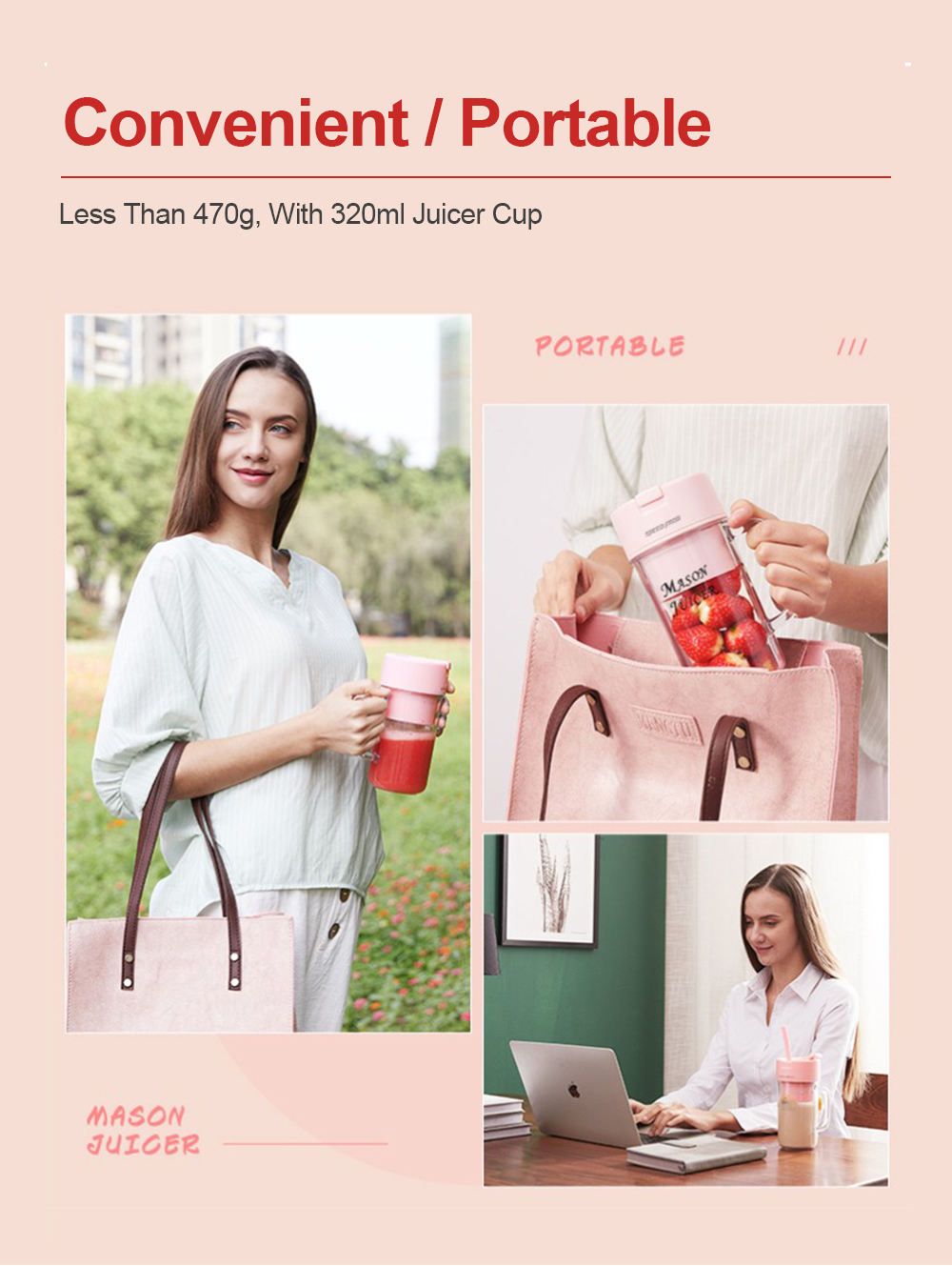 Portable Multifunctional Mini Juicer 4