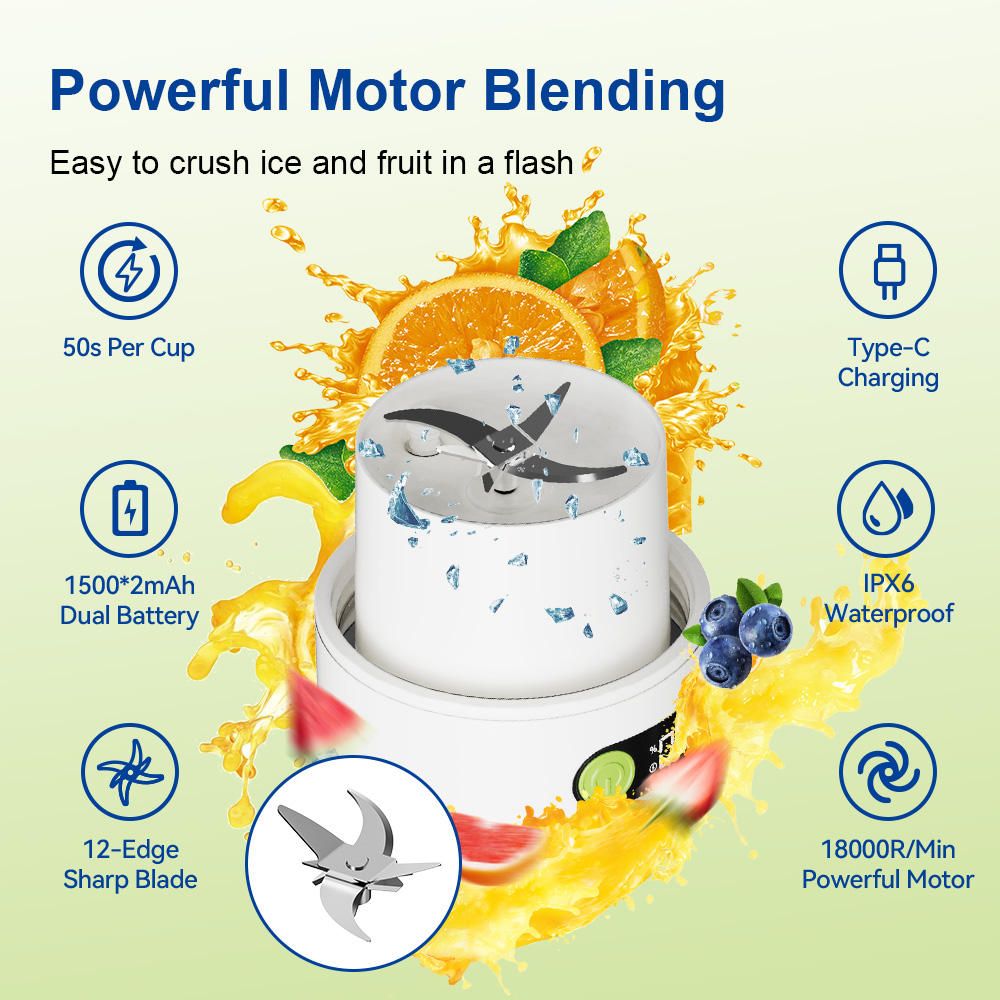 Portable Safety Power-Off Juicer Cup 2