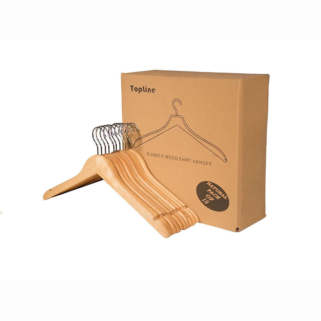 Premium Solid Wood Suit Hanger 3