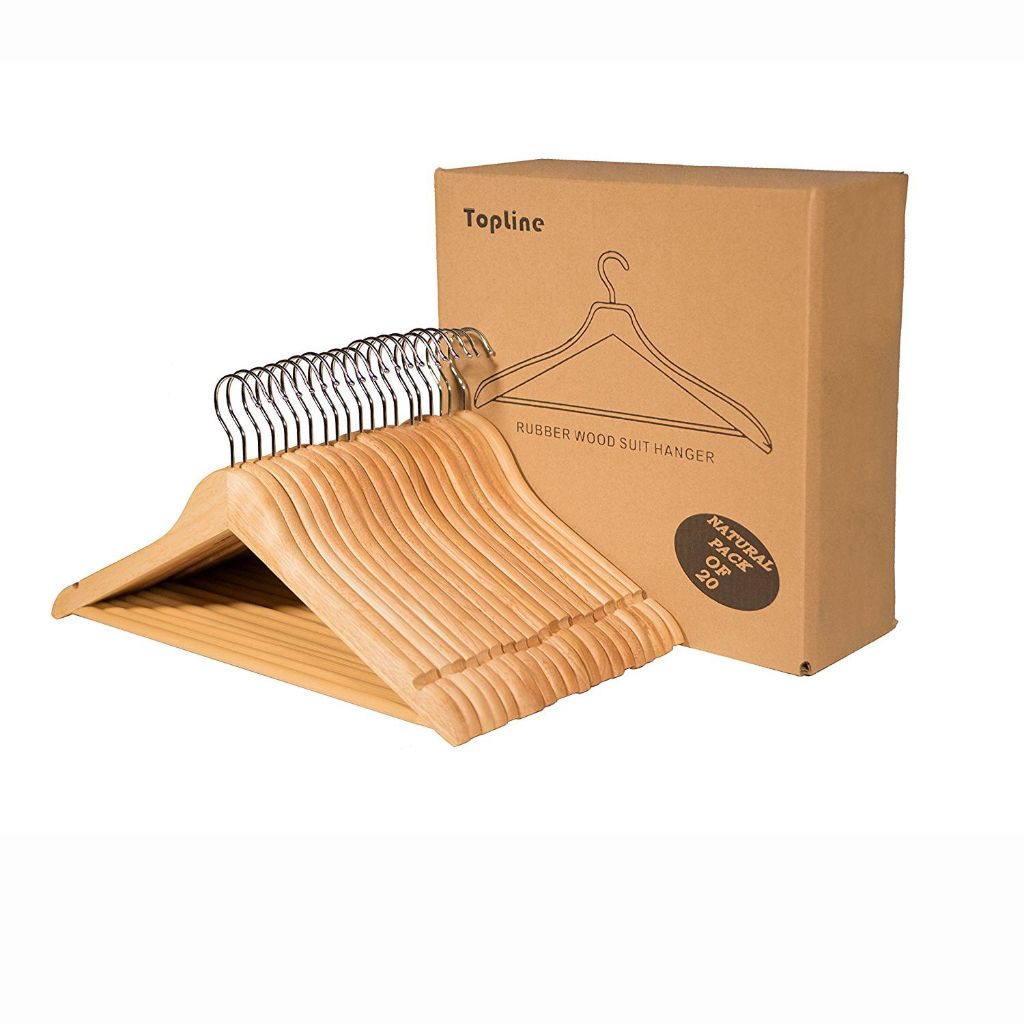 Premium Solid Wood Suit Hanger 5