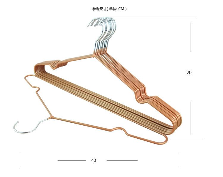 Colorful Non-Slip Metal Hanger 4