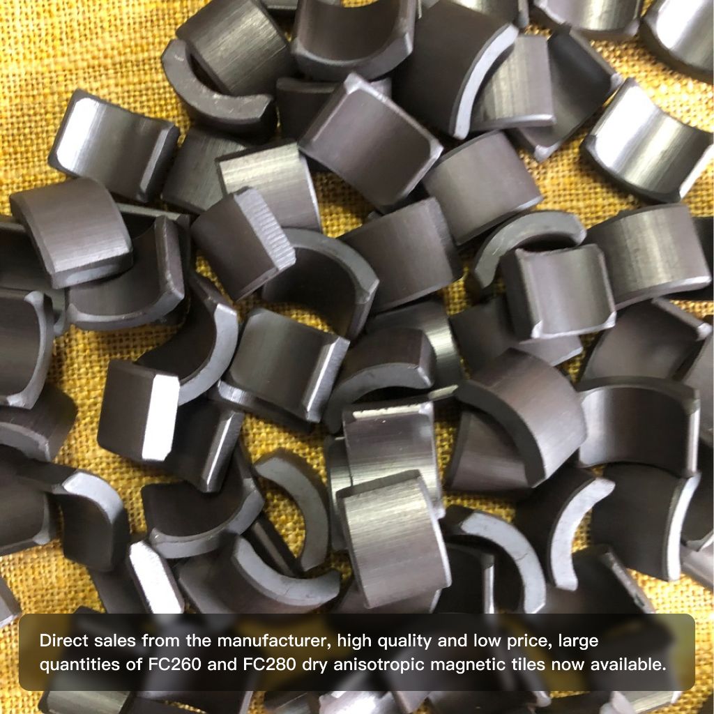 High-Performance Dry Anisotropic Magnetic Tile FC260/FC280