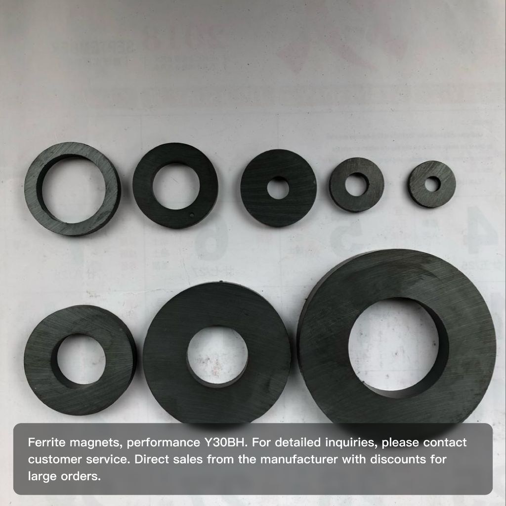 Y30BH High-Performance Ferrite Ring Magnet