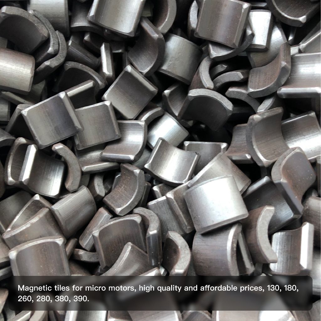 Magnetic Tiles for Micro Motors