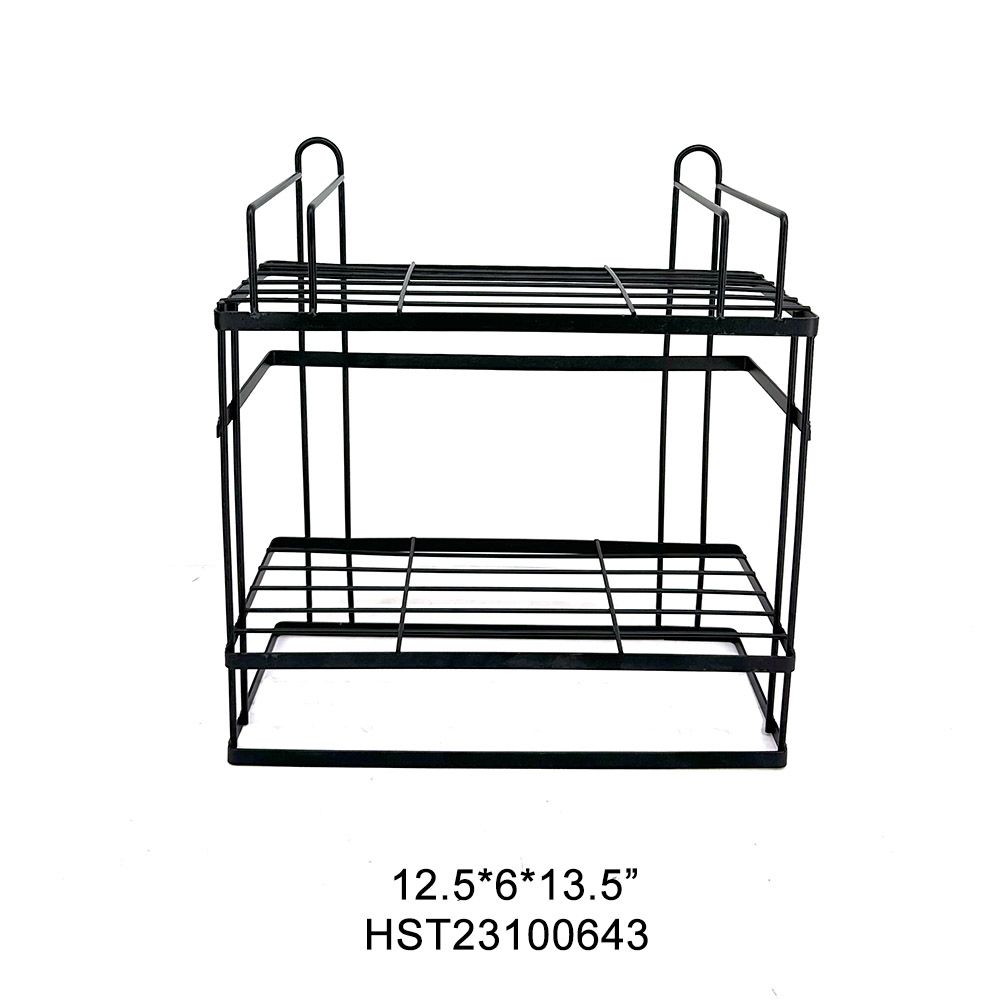 Double-Layer Iron Storage Rack
