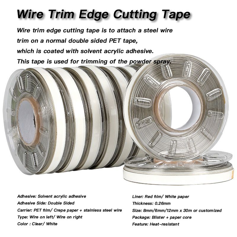Double-Sided Wire Edge Cutting Tape