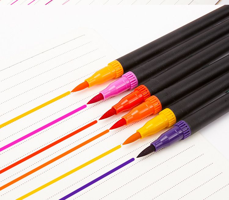 168 Color Dual-Head Watercolor Pen Set 6