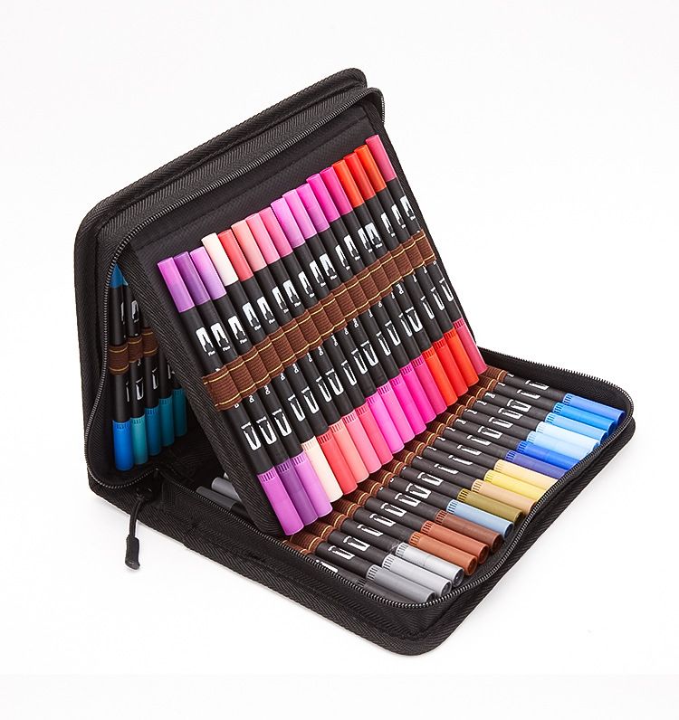 168 Color Dual-Head Watercolor Pen Set 7