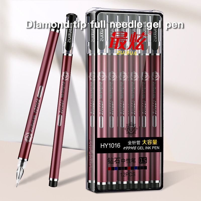 Diamond Head Full Needle Tube Gel Pen