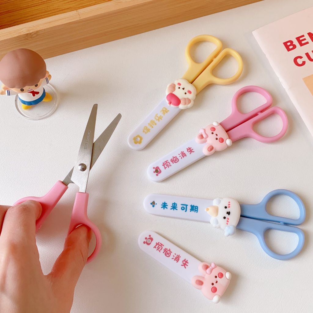 Cartoon Children's Safety Scissors 3