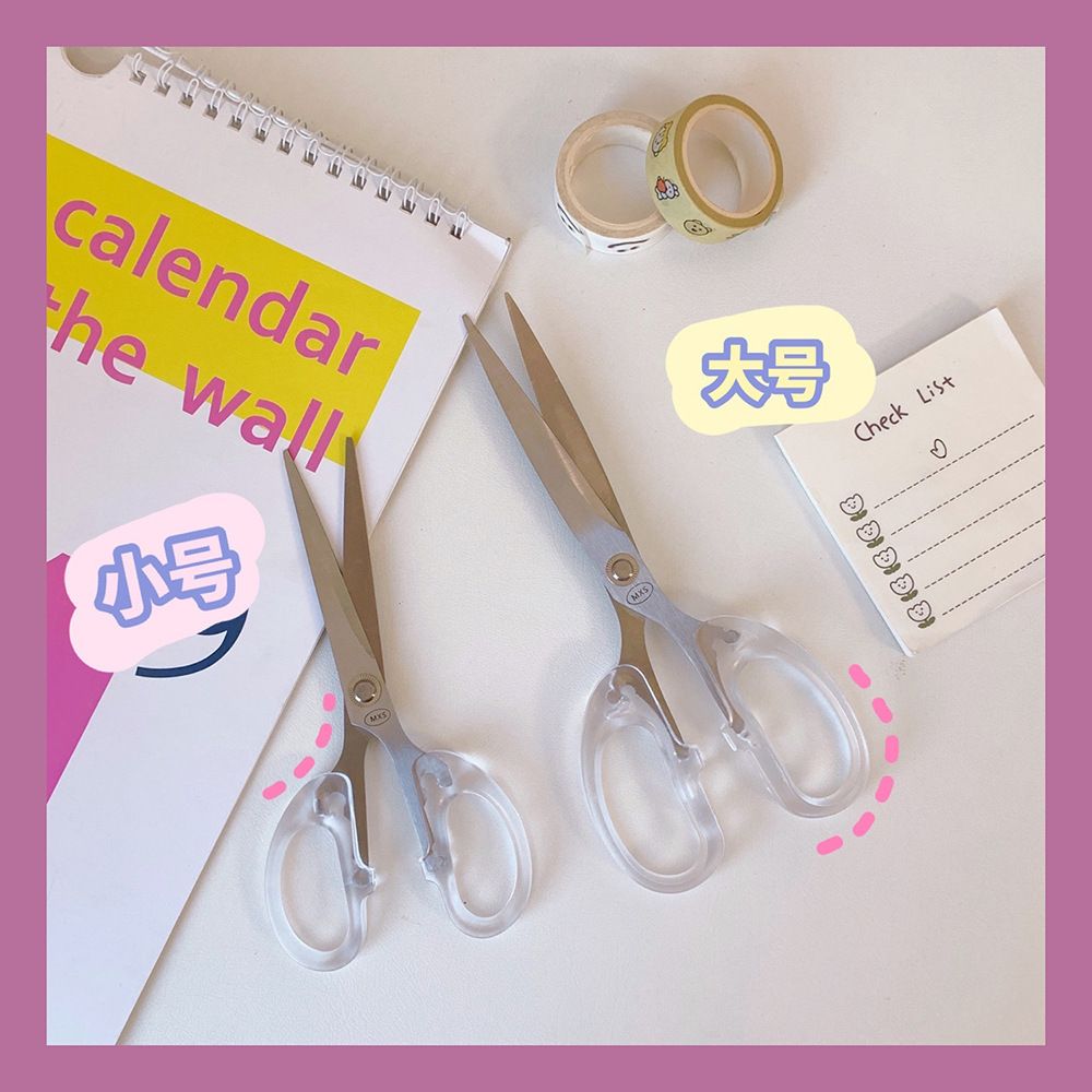 Transparent Handle Multifunctional Scissors 5