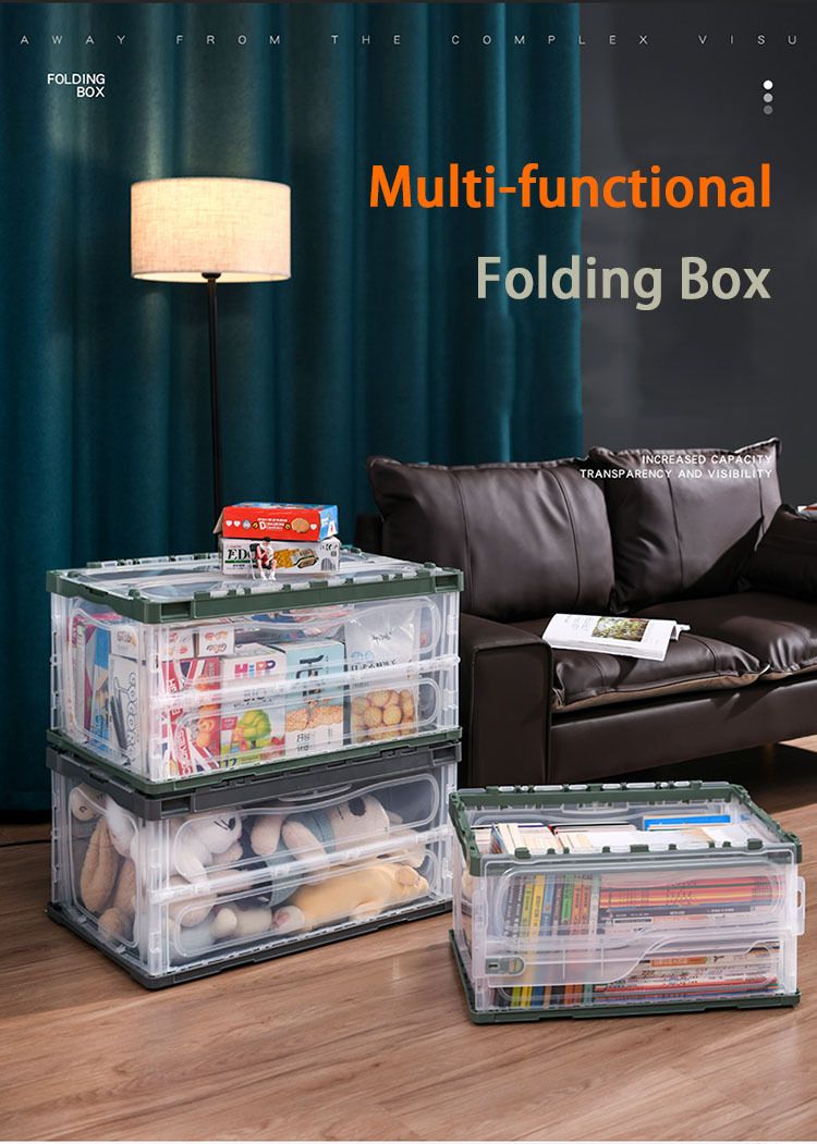 Transparent Multifunctional Folding Storage Box