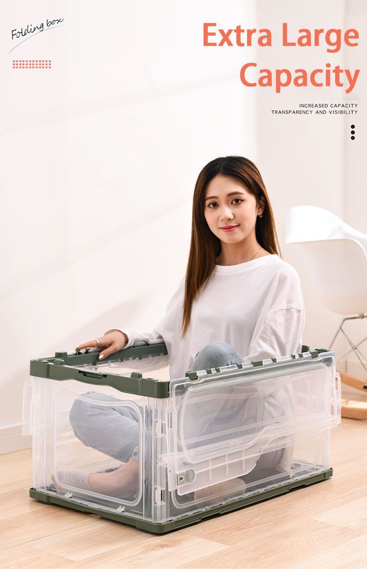 Transparent Multifunctional Folding Storage Box 2