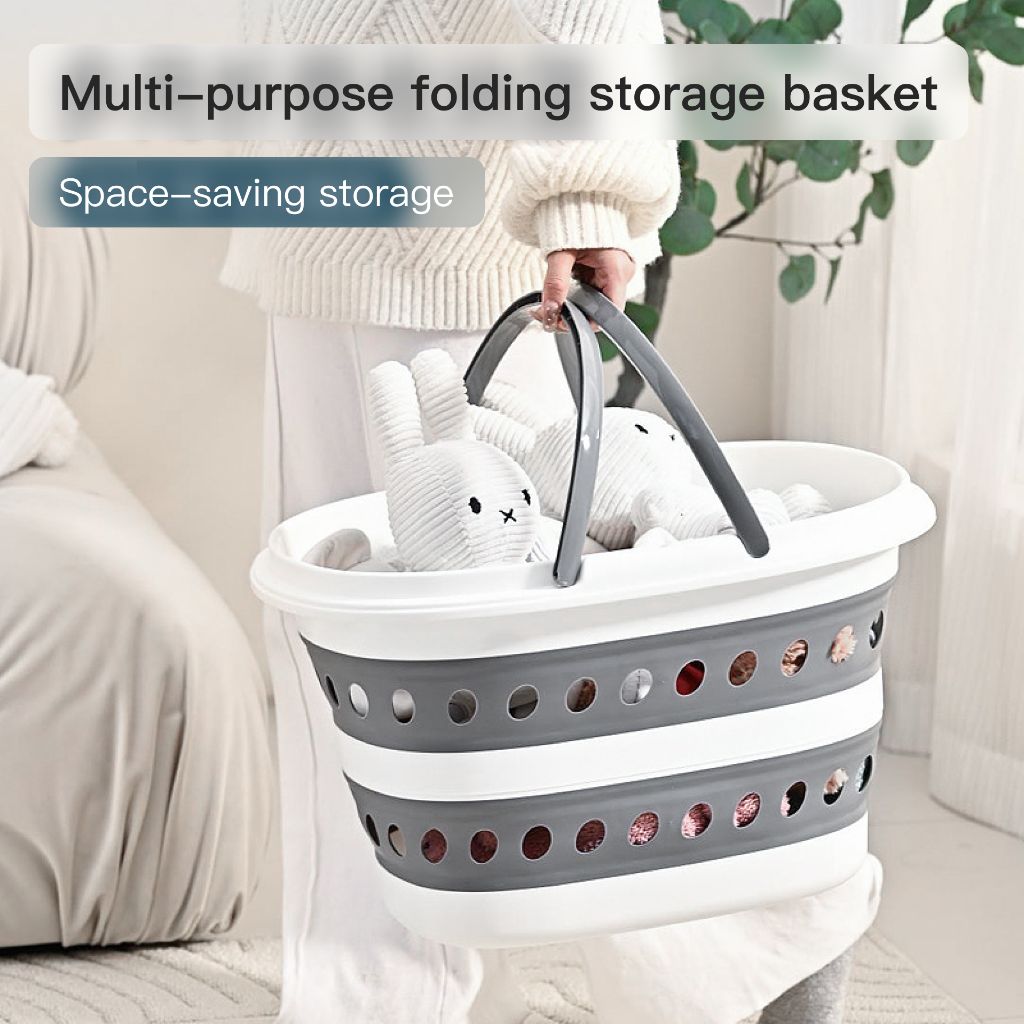 Multi-functional Folding Storage Basket
