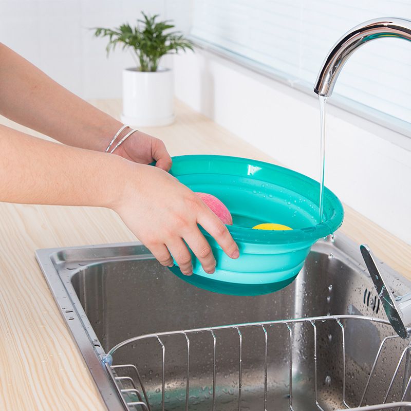 Foldable Silicone Wash Basin 5