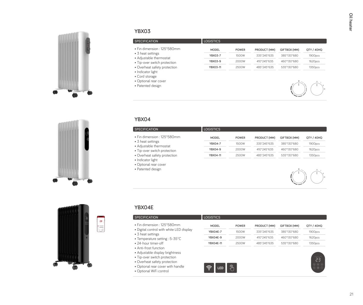 Portable Energy-Saving Oil Heater 3