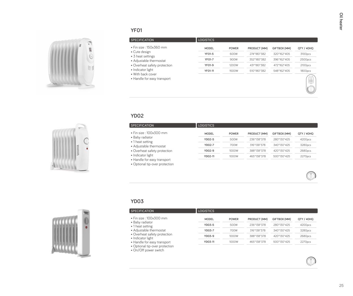 Portable Energy-Saving Oil Heater 7