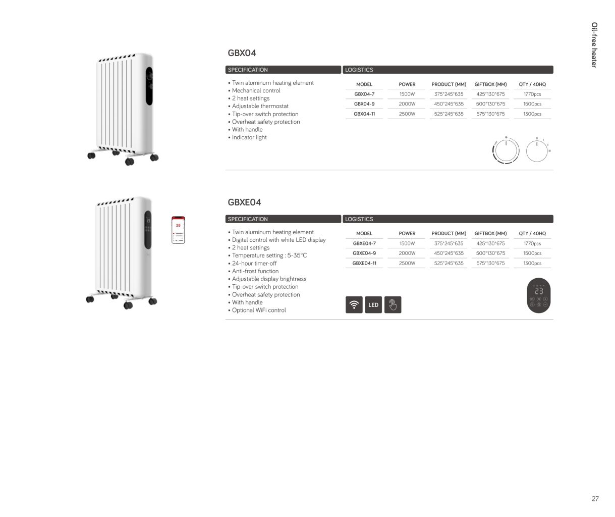 Portable Energy-Saving Oil Heater 9