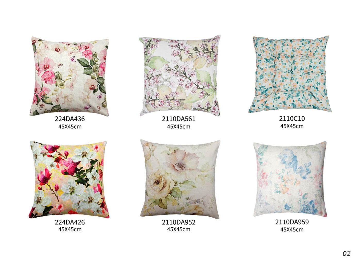 Floral Pattern Pillow 2