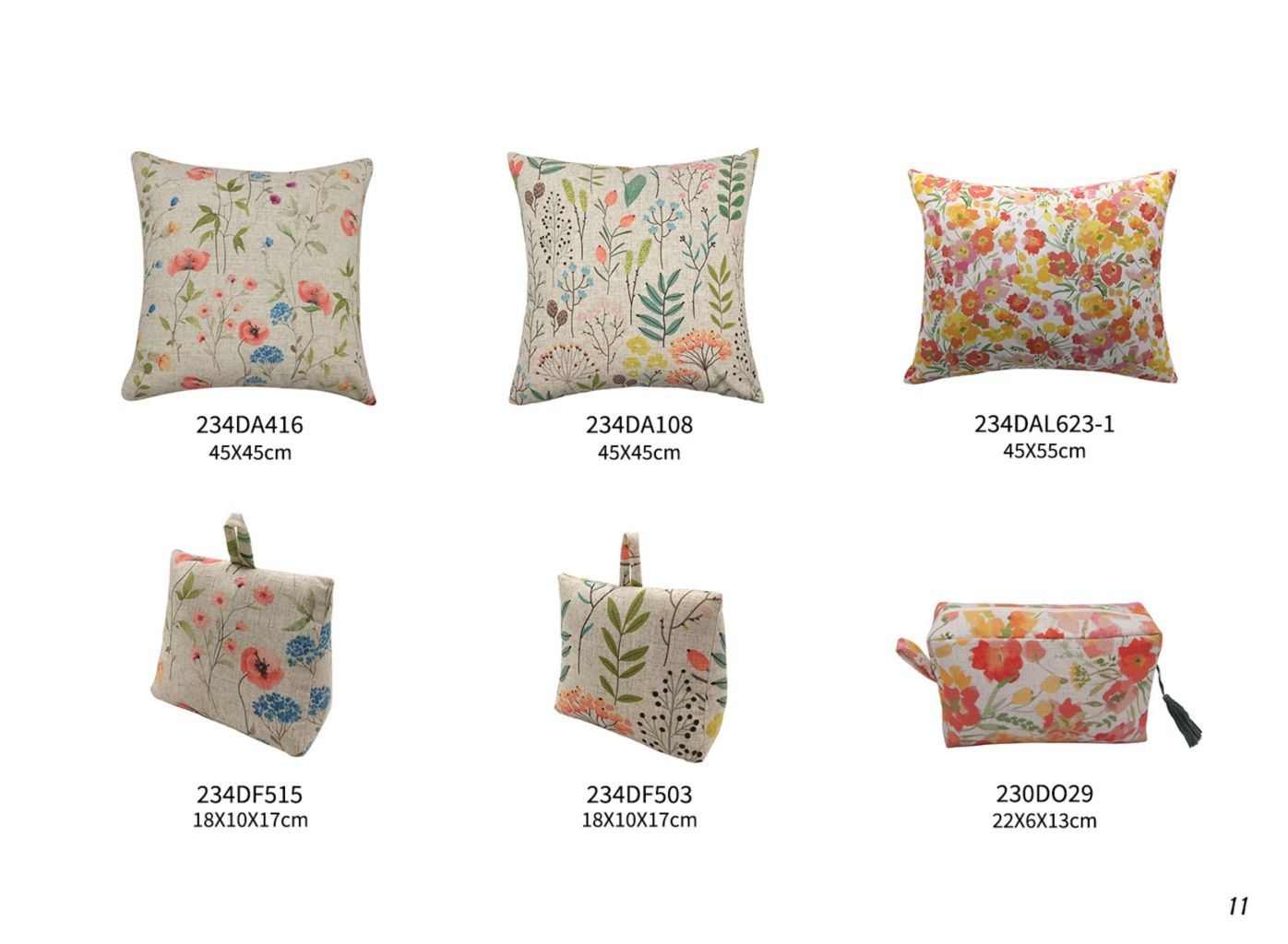 Floral Pattern Pillow 5