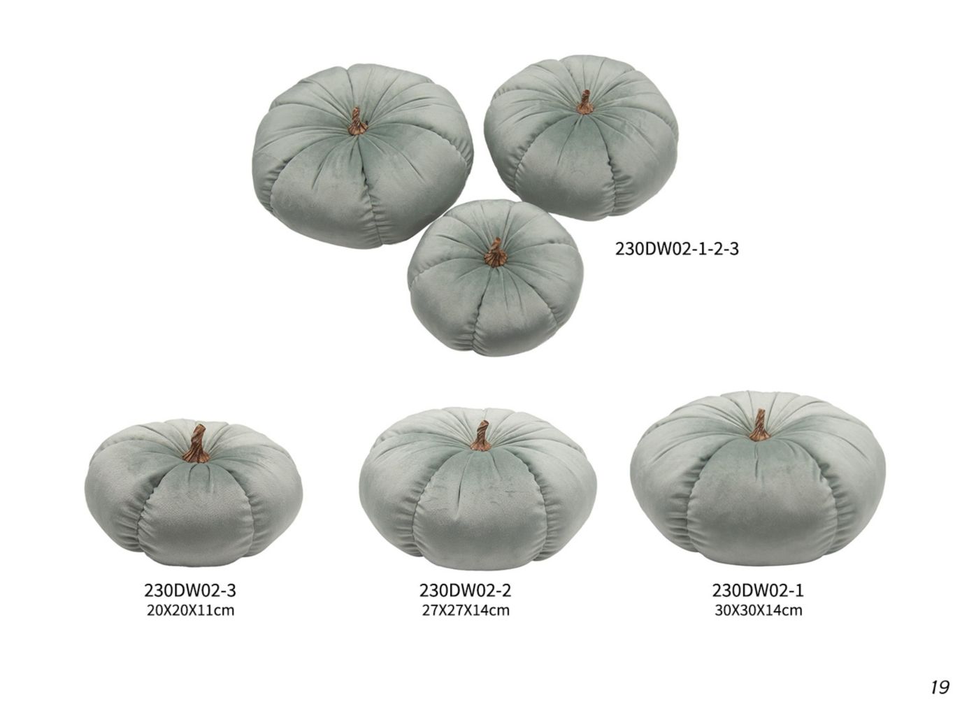 Velvet Pumpkin Pillow