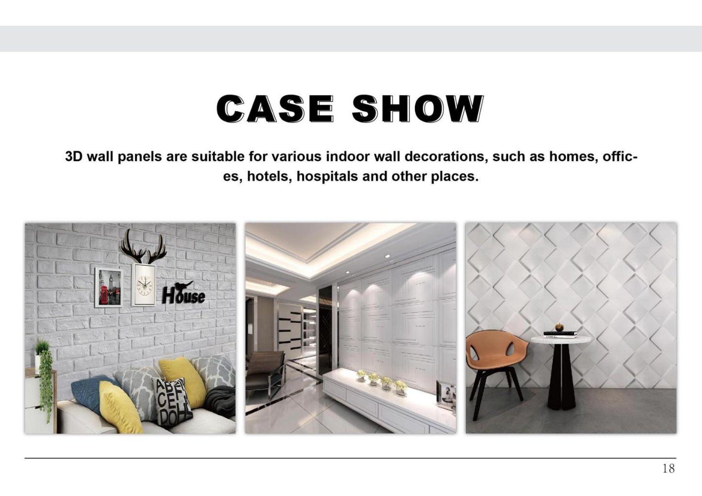 3D Stereo Wall Panel 3