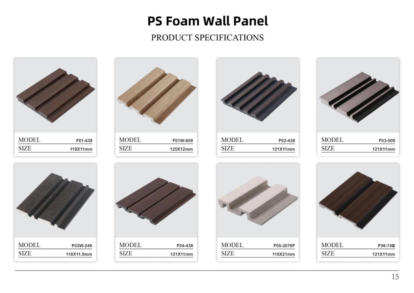 PS Foam Wall Panel 2