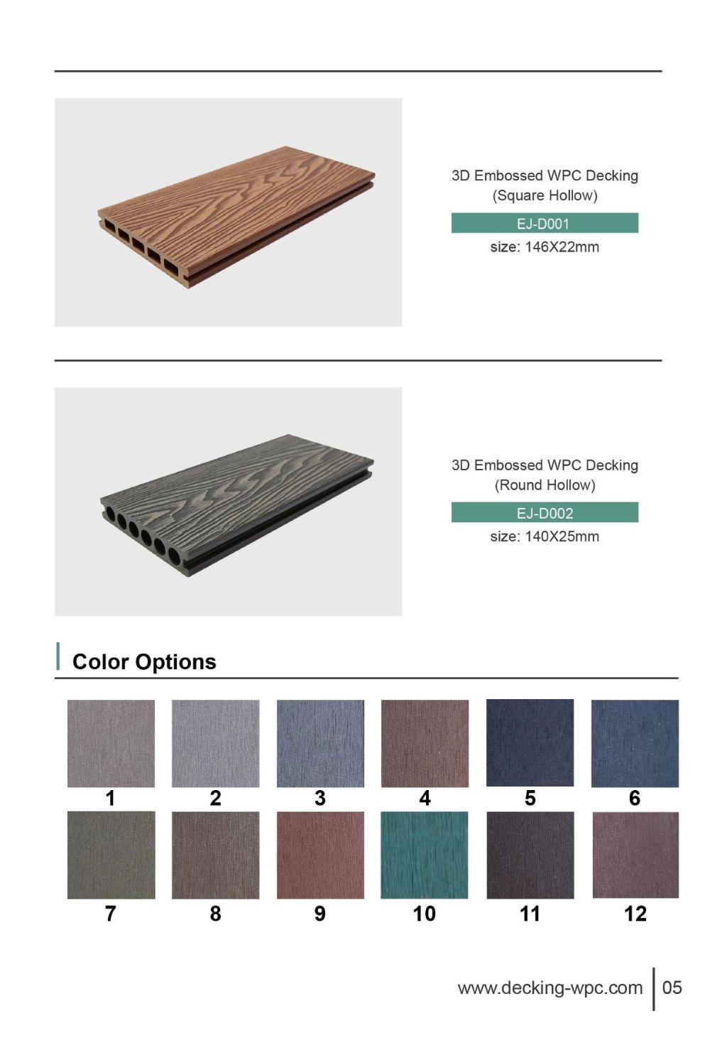 3D Embossed WPC Flooring 3