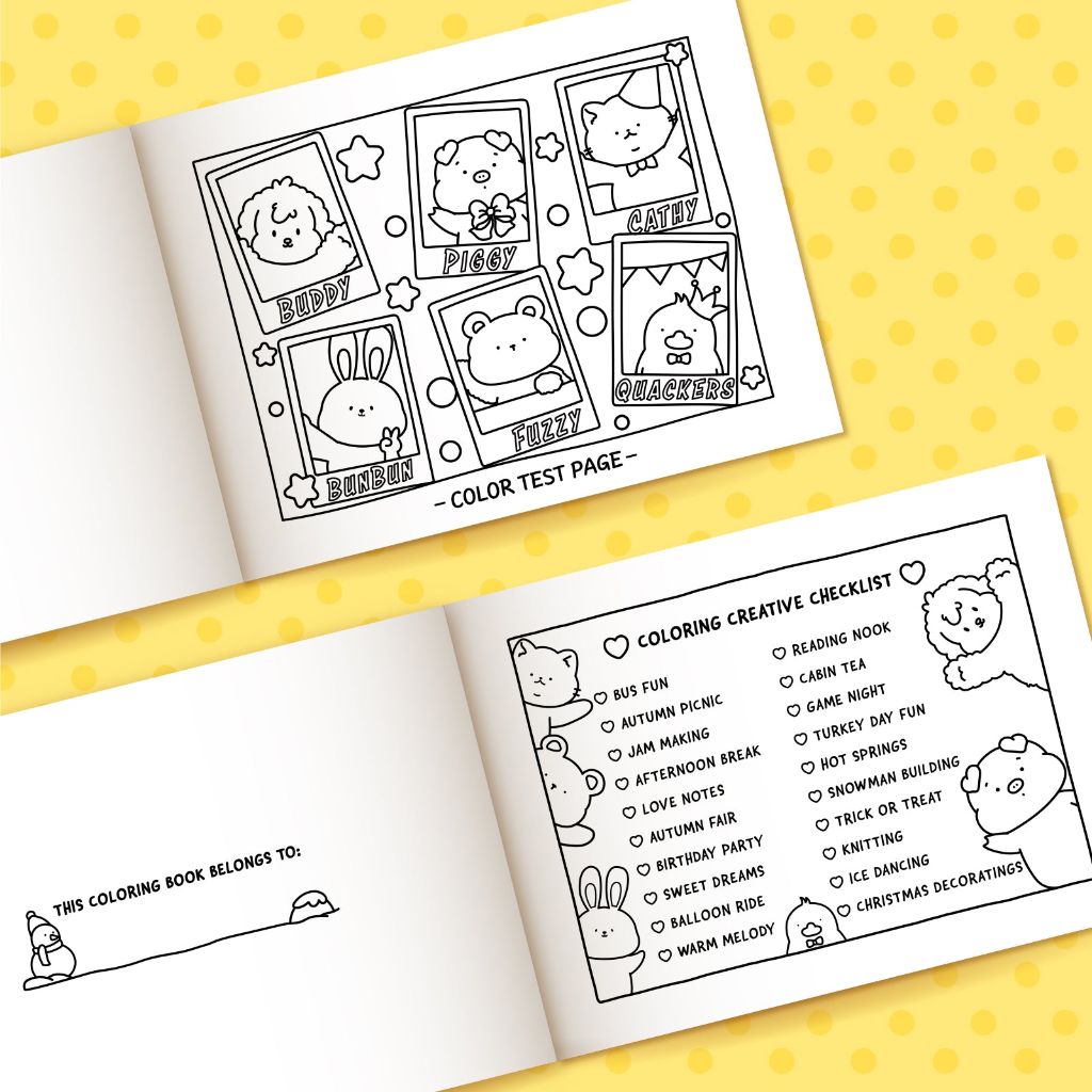 Cute and Cozy Coloring Book 2