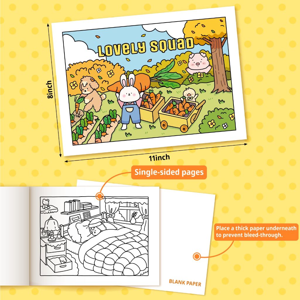 Cute and Cozy Coloring Book 4