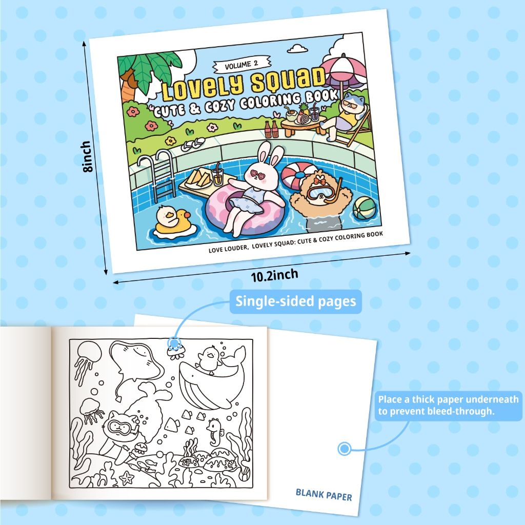 Cute and Comfortable Coloring Book 4