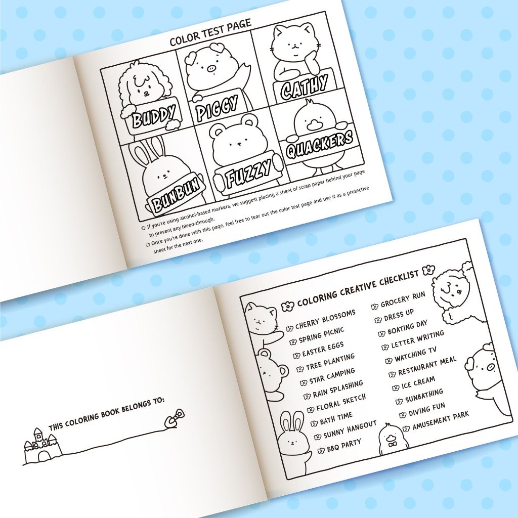 Cute and Comfortable Coloring Book 6