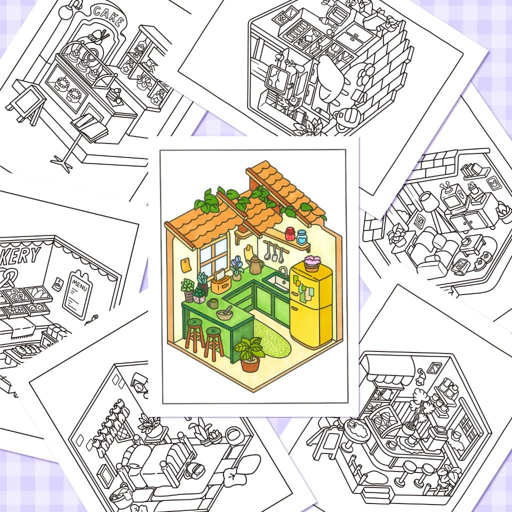 Cozy Corner Coloring Book 5