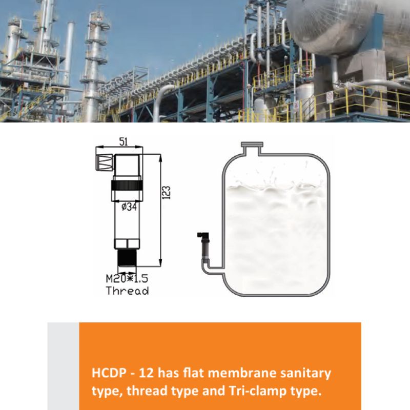 HCDP-12 Diaphragm Sanitary Valve